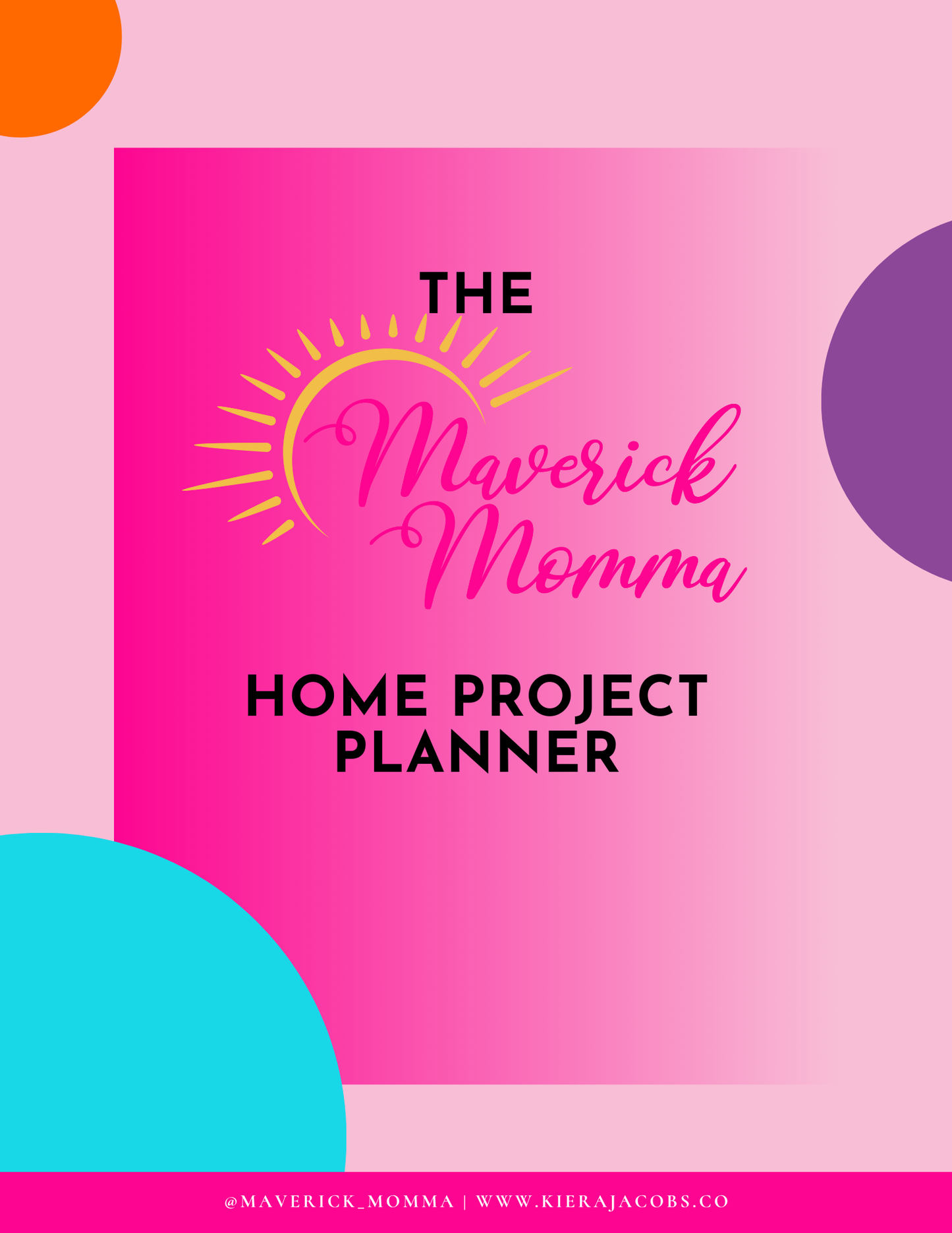 Home Project Management Planner Printable