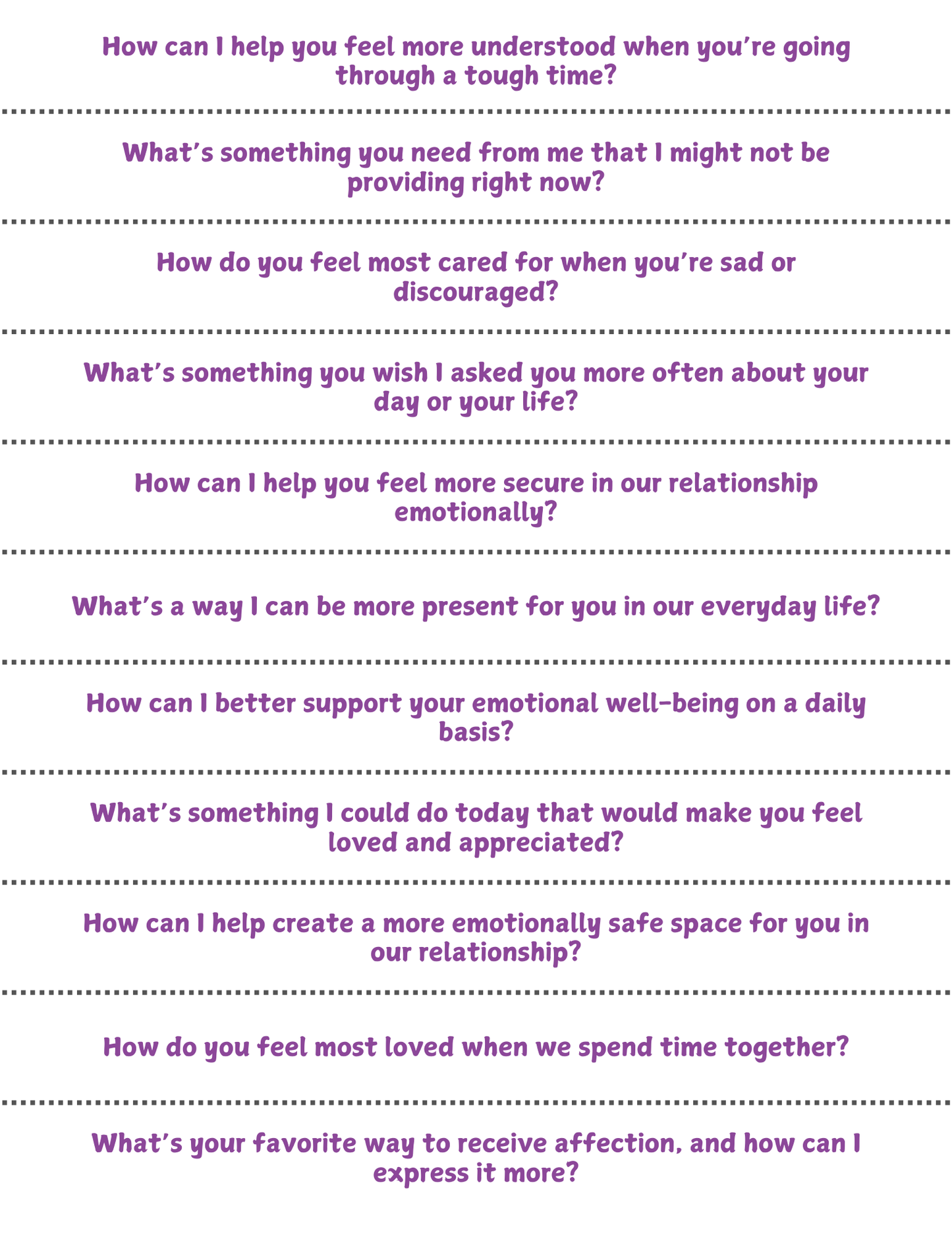 99 Faith-Based Conversation Starters for Wives