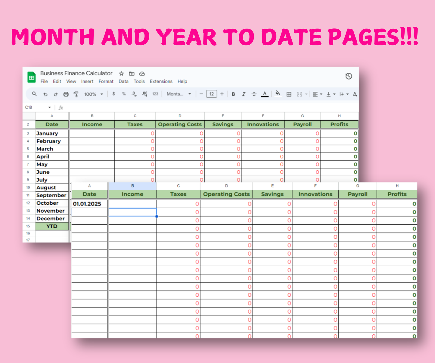 Business Finance Tracker