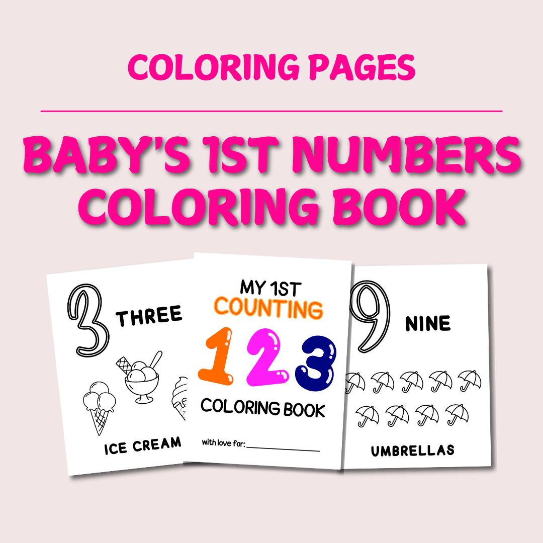 Baby's 1st Numbers Coloring Book