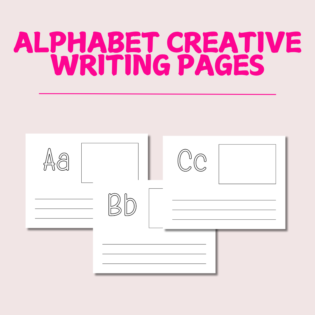 Alphabet Creative Writing Pages Printable
