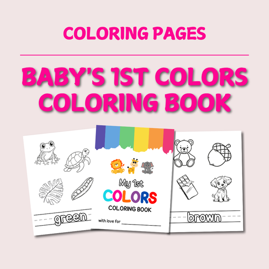 "Baby's 1st Colors" Coloring Book