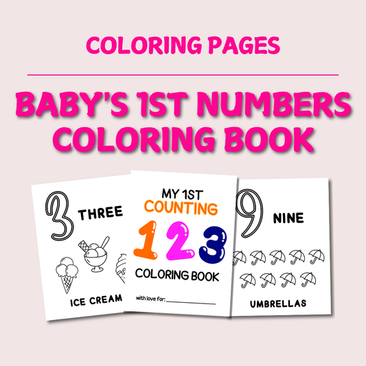 Baby's 1st Numbers Coloring Book